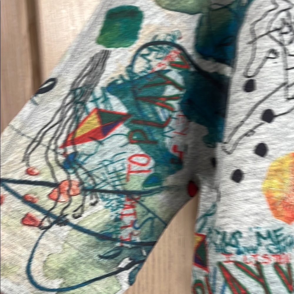 Colorful Abstract Print Midi Dress - Picture 5 of 9
